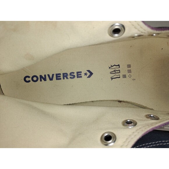 Converse Chuck Taylor All Star Tie DyeBlue Purple Hi Top Sneakers Size 12 Used - Picture 5 of 9